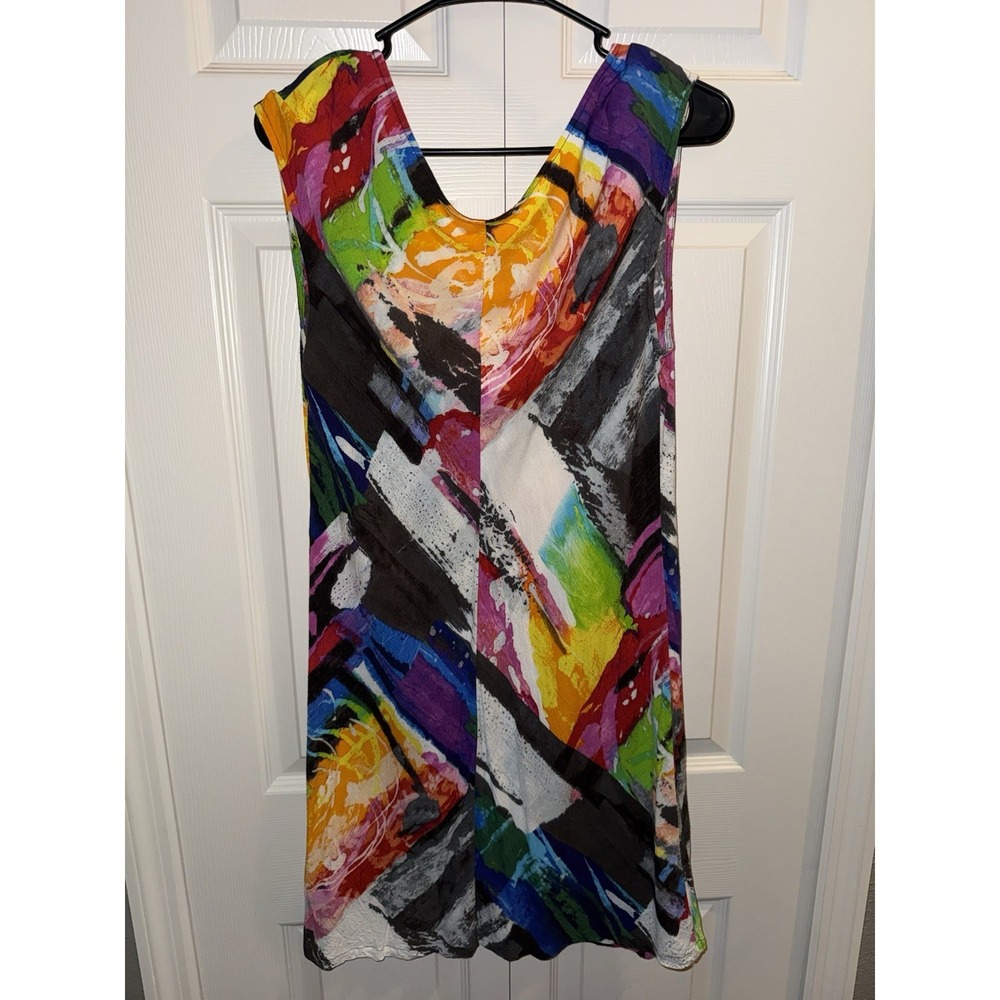 Jams World Hawaiian Floral Sundress Tropical Beach‎ Resort Medium Colorful